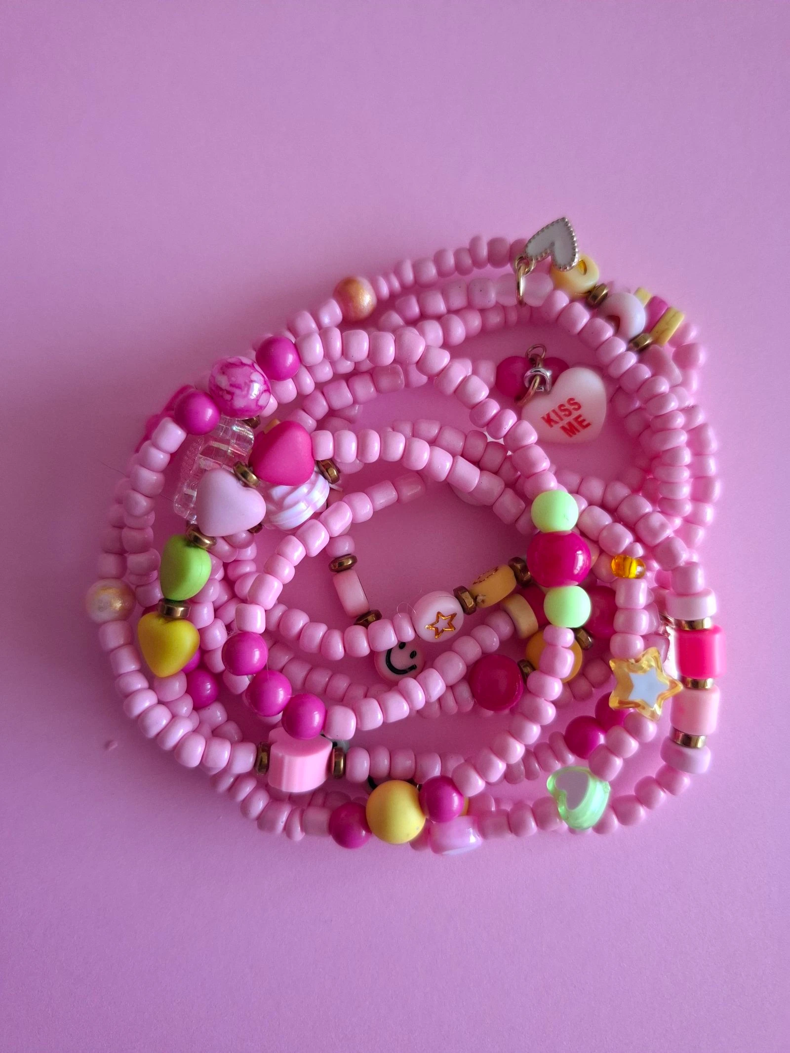 Wikkelarmband roze – photo 2